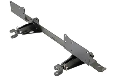 Rock Jock Tow Bar Mounting Kit 18-Up Wrangler JL 20-Up Gladiator w/ Plastic Bumper Bolt-On Includes Mounting Plate Tow Bar Attaching Forks Hardware For Use w/ CE-9033F RockJock 4x4