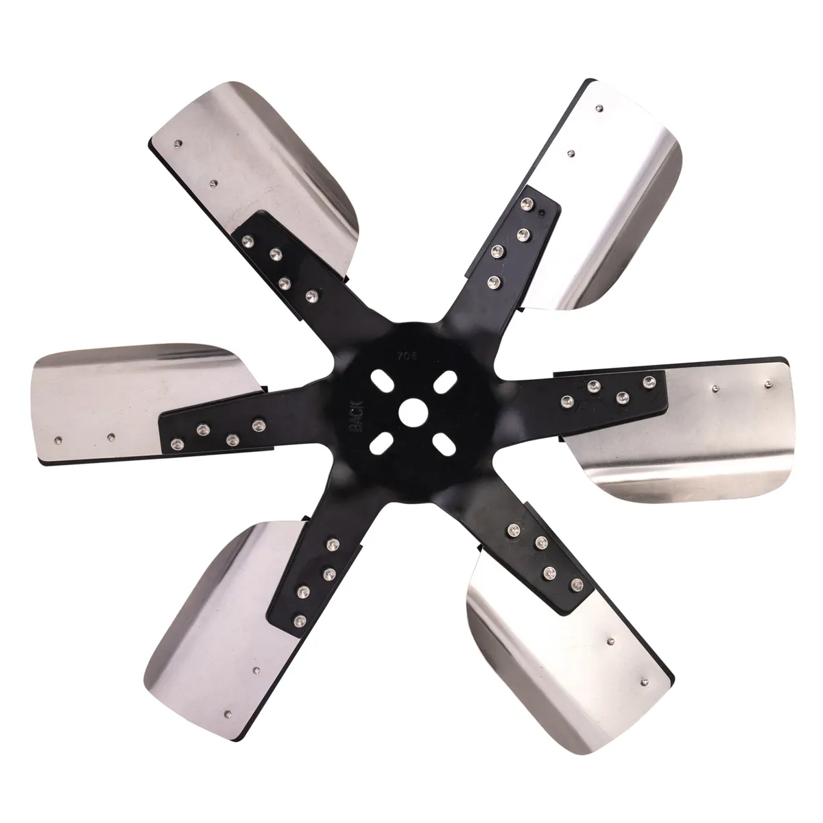 17 Heavy Duty Stainless Steel Standard Rotation Flex Fan, Black Hub product image