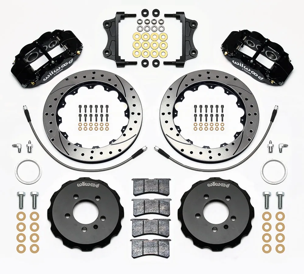 2005 - 2014 Audi, Volkswagen Forged Narrow Superlite 6R Big Brake Front Brake Kit (Hat) - 140-12789 product image