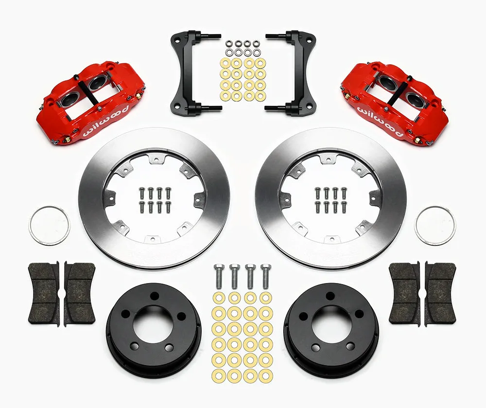 1984 - 2006 Jeep Forged Narrow Superlite 4R Big Brake Front Brake Kit (Hat) - 140-12576 product image