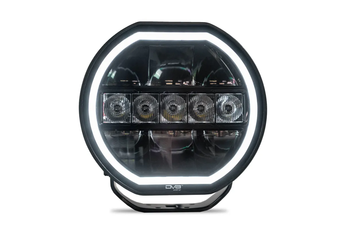 DV8 Offroad 7-Inch Halo Elite Round Light w/ Accent Halo product image