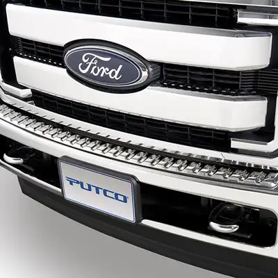 Putco Cadillac Escalade - Stainless Steel Rear Bumper Cover 2007-2013 Stainless Steel Bumper Covers