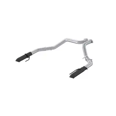 MBRP Exhaust MBRP Black-Coated T304 Stainless Steel 3 Axle-Back Dual Split Rear Turn Down F-150 Raptor 3.5L EcoBoost HO S5278BLK