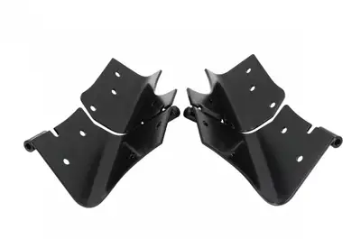 Kentrol Jeep TJ Windshield Hinge Pair 97-06 Wrangler TJ Powdercoat Black Kentrol