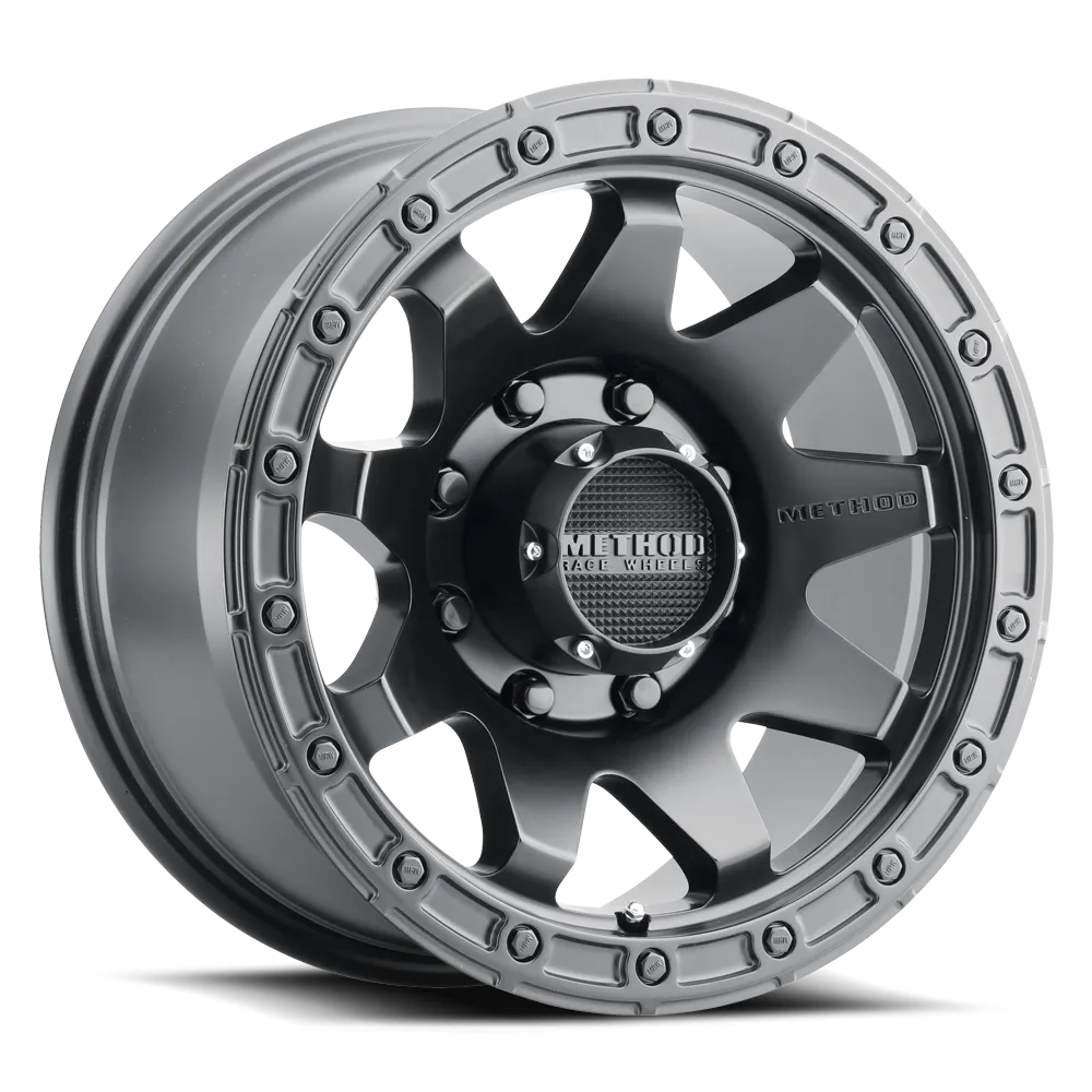 Aluminum Wheels 20x9 MR317 Bolt Pattern 8 On 180 Offset 18 Lip Size 0.83 Matte Black MB Method product image