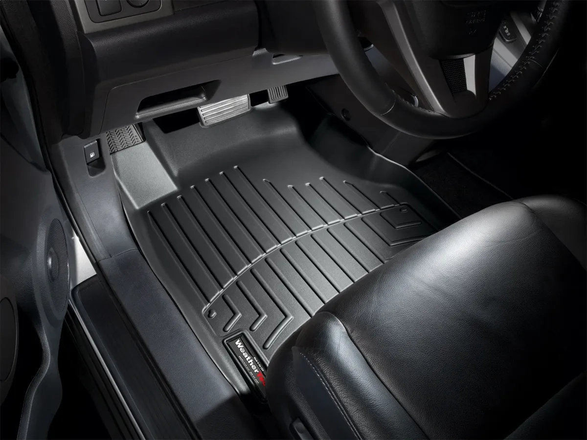 Weathertech FloorLiner™ DigitalFit®; Black; Front;