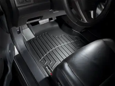Weathertech FloorLinerâ„¢ DigitalFitÂ®; Black; Front;