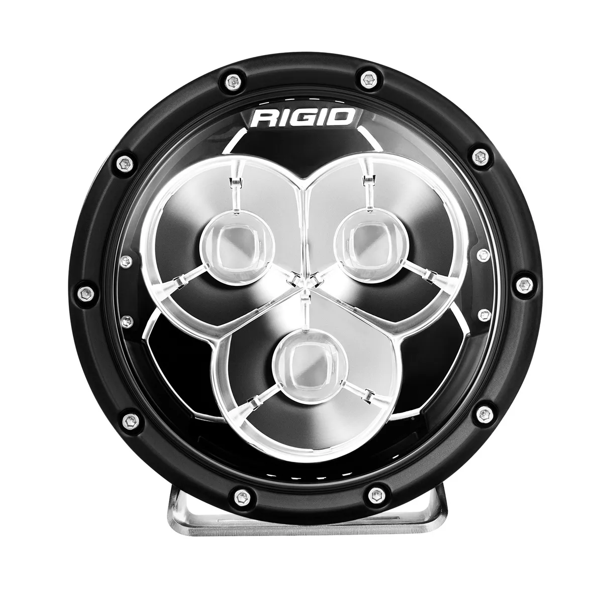The 360-Series Laser Edition has revolutionized the off-road lighting industry with RIGID s patented Hybrid Optic system; which combines a reflector and a focusing lens to maximize optical efficiency. product image