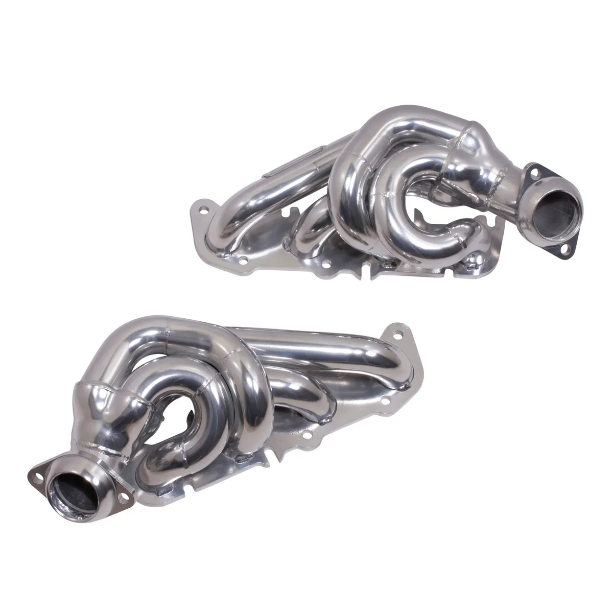 2011-2014 Ford F150 Coyote 5.0 Truck 1-34 Shorty Tuned Length Headers - Polished Silver Ceramic product image