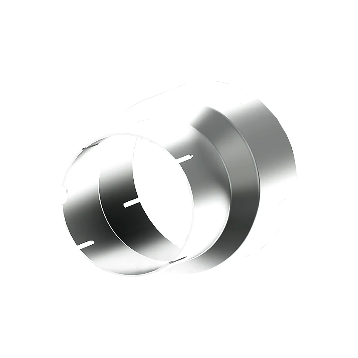 Universal Exhaust Adapters; 4 in. Inlet Diameter to 5 in. Inlet Diameter; Aluminized; product image