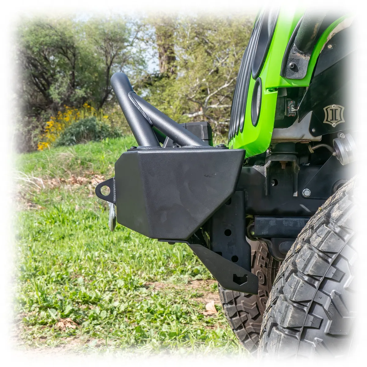 Jeep JK/JL/JT Front Bumper with Skid Plate & Recessed Winch Mount | 2007–2025 product image