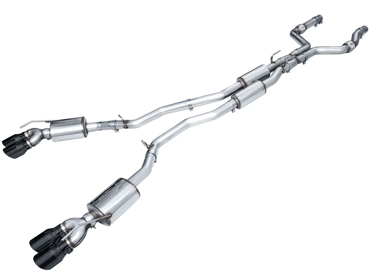 AWE Touring Edition Exhaust for Ford Explorer ST - Chrome Silver Tips product image