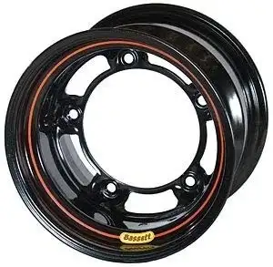 Bassett 15X15 W/5 4IN BS L/W Black