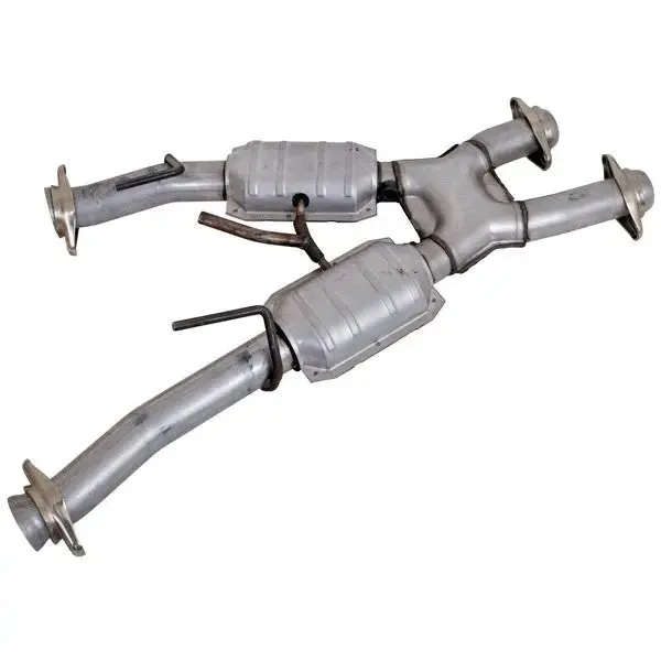 1979-1993 Mustang 5.0l Short Mid X-Pipe w Cats For Bbk 15310 Headers product image