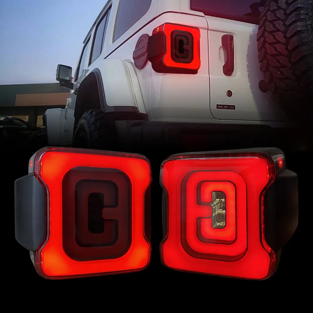 American Modified Amjpca03303 Tunnel Tail Lights - Smoked Lens product image