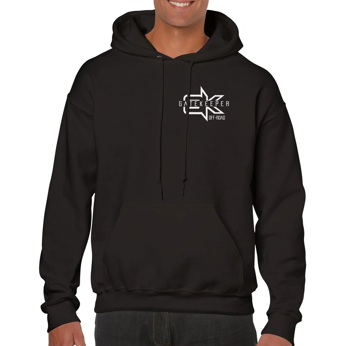 Gatekeeper Off-Road Premium Unisex Pullover Hoodie (B&W) product image