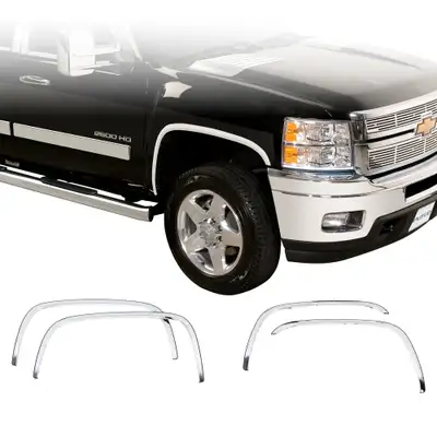 Putco 2007-2009 Chevy Silverado 1500/2500/3500 (non-dually) Stainless Steel Fender Trim