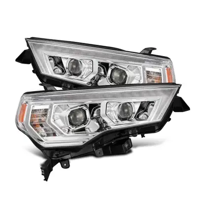 AlphaRex 1422 4runner Luxx LED Projector Headlights Chrome W/Activation Light & Sequential Signal/Drl