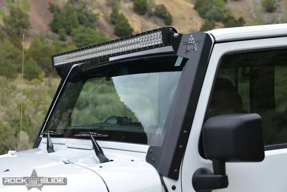 Jeep JK 50 Inch LED A-Pillar Brackets for 07-18 Wrangler JK Rock Slide Engineering product image
