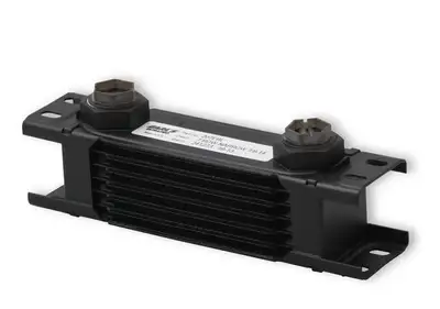 Synergy Manufacturing Earl's UltraPro Oil Cooler - Black - 7 Rows - Narrow Cooler