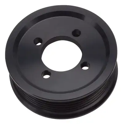 Edelbrock Edelbrock 15821 3.25 6-Rib E-Force S/C Pulley in Black Finish for Stage 3 - Pro Tuner System