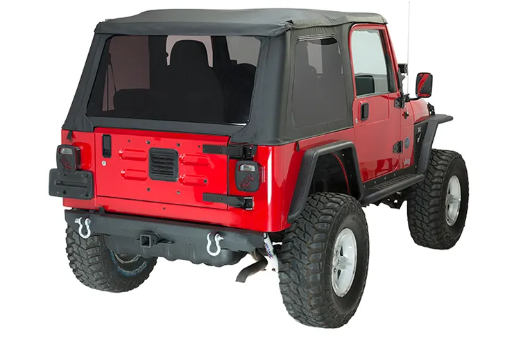 Jeep YJ/TJ Rear Bumper with Receiver For 87-06 YJ Wrangler TJ Wrangler Fishbone Offroad product image