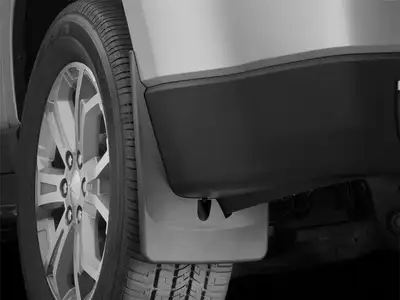 Weathertech Black No Drill MudFlaps GMC Acadia 2013 + Vehicles with no fender flares or fender lip moulding