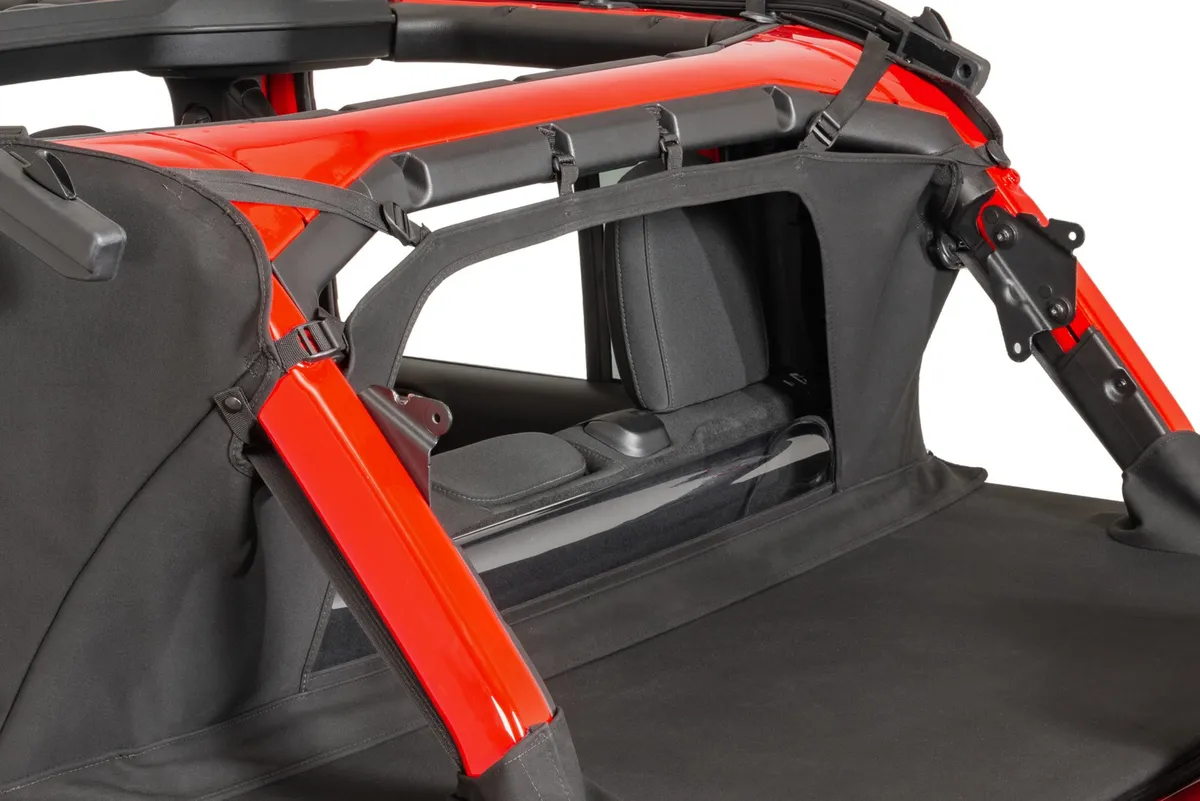 Wind Stopper Plus/Tonneau Cover Ultimate Combo 2018-2023 Jeep JLU Wrangler 4DrSoft Top Models MasterTwill product image