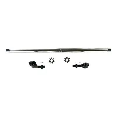Apex Chassis Jeep Wrangler JK - 1 Ton Drag Link Kit - Polished Aluminum - No Flip Apex Chassis