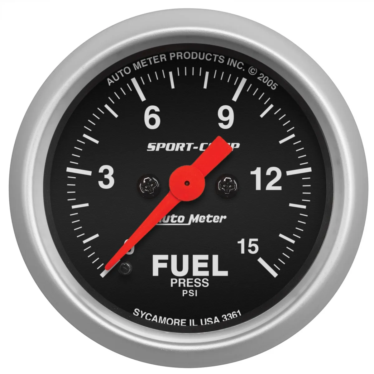 Gauge, Fuel Pressure, 2 1/16", 15psi, Digital Stepper Motor, Sport-Comp product image