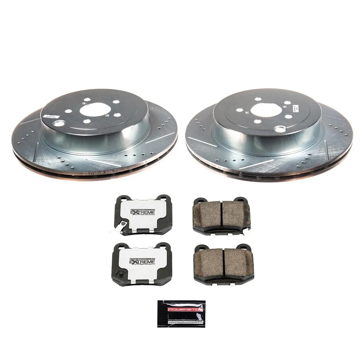 Z26 Street Warrior Upgrade Kit: Drilled/Slotted Rotors; Carbon-Fiber Ceramic Pads W/Hardware product image