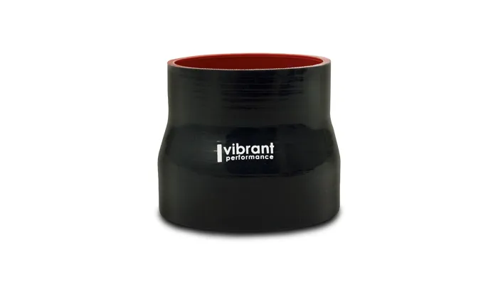Reducer Coupler; 2.25 in. Inlet ID; 3 in. Outlet ID; 3 in. Length; 35 PSI Maximum Operating Pressure; 0.2 in. Wall Thickness; Black; product image