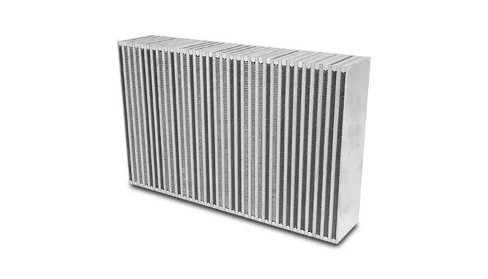 Vertical Flow Intercooler Core; 22 in. Core Width; 4.5 in. Core Thickness; 14 in. Height; 6061 Aluminum; product image