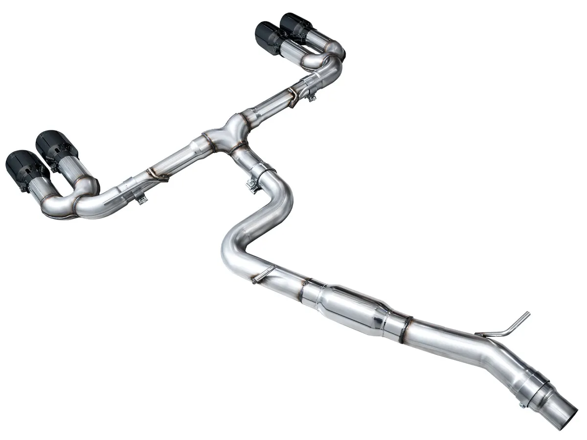 AWE Track Edition Exhaust for Audi 8Y S3 - Chrome Silver Tips product image