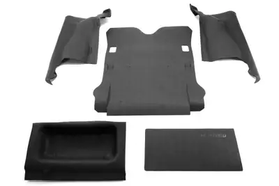 BedRug 1118 Wrangler JK 5pc Composite Cargo/Rear Kit Gray Bedtred W/Tailgate And Tubliner