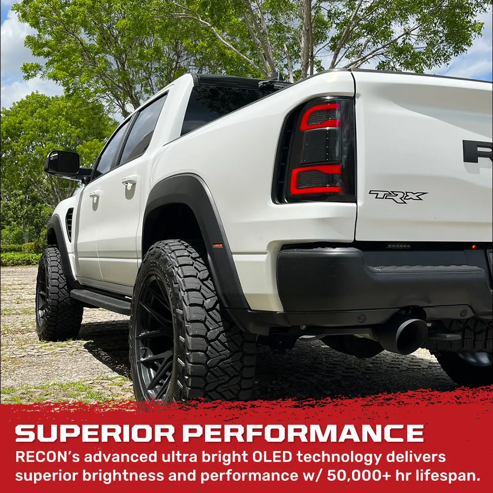 Dodge 19-20 RAM 1500 And 20-21 RAM 25003500 Oled Tail Lights Replaces Factory OEM LED Tail Lights - Smoked Lens product image