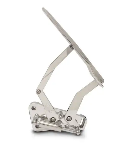 Eddie Motorsports Billet Hood Hinges Polished