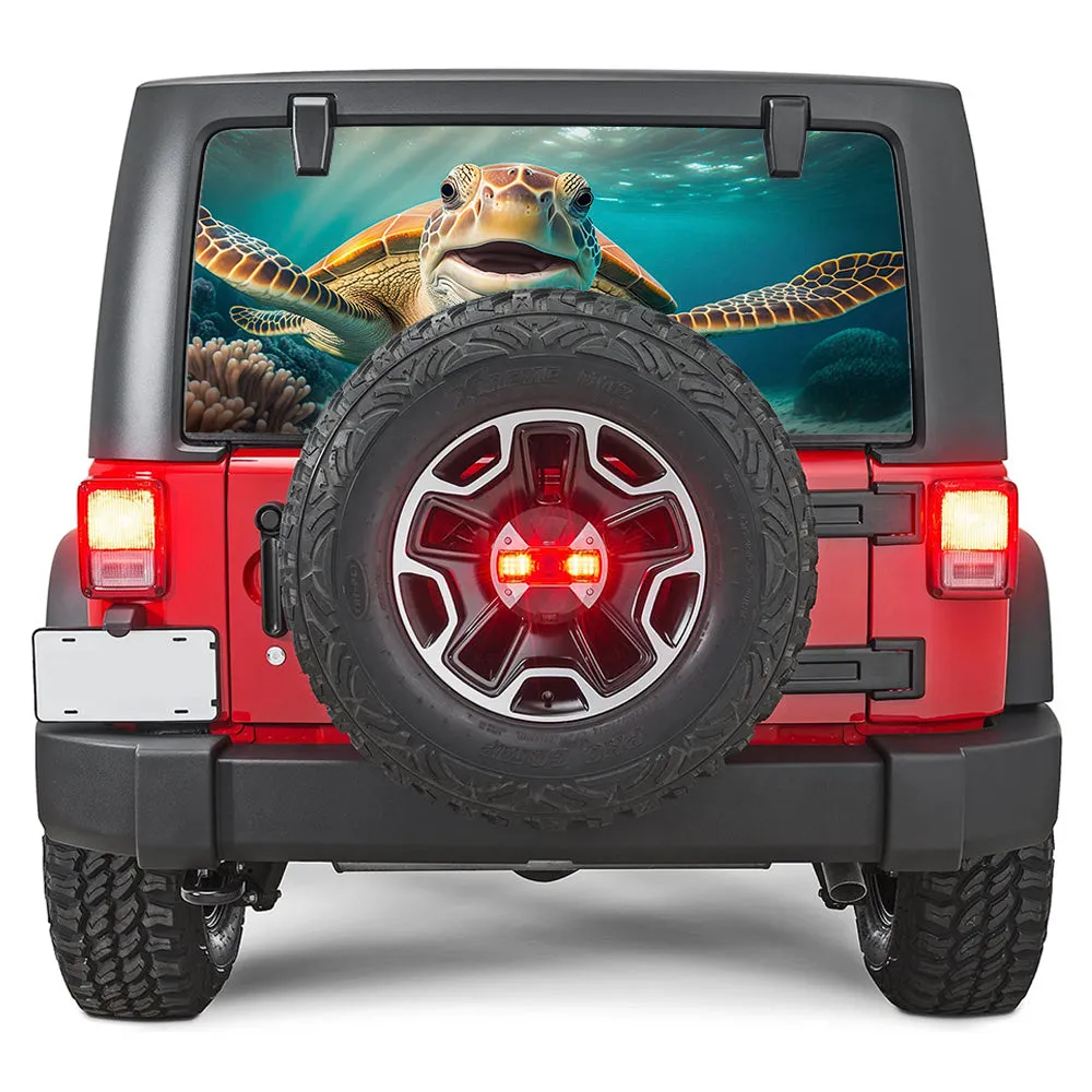 Turtle Smile Rear Window Decal product image
