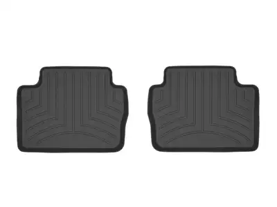 Weathertech FloorLiner™ DigitalFit®; Black; Rear; 2 Pieces;