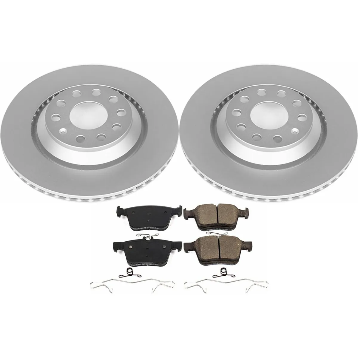 Z23 Sport Geomet Coated Rotor Kit For European Vehicles: Genuine Geomet Fully Coated Rotors; Carbon-Fiber Ceramic Pads W/Hardware product image