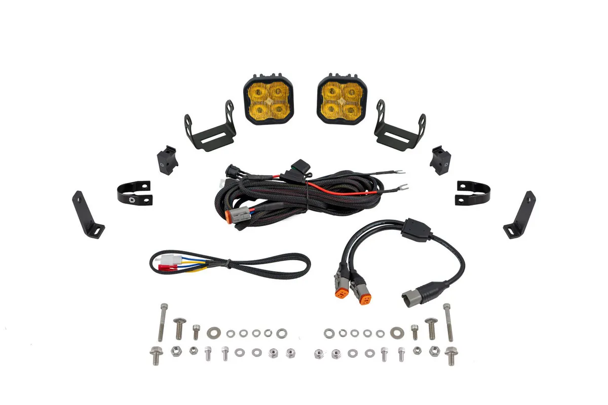 Diode Dynamics - SS3 LED Bumper 1 Inch Roll Bar Kit, Pro Yellow SAE Fog (pair) product image