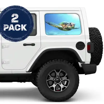 Under The Sun Inserts Turtle Side Windows Printed Vinyl Decal
