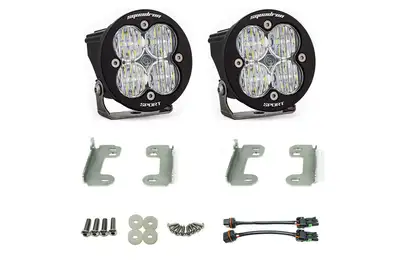 Baja Designs Jeep JK Fog Pocket Kit 07-17 Wrangler JK Squadron R Sport Baja Designs