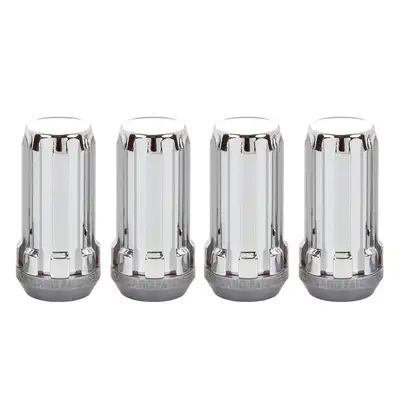 McGard Splinedrive Lug Nut M14x1.5 Cone Seat 1.935 in Oal Chrome (4 Pk)