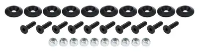 Allstar Performance Countersunk Bolt Kit Black 10pk