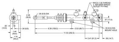 Wilwood Brakes Wilwood Mctandem58wo Reservoir Wilwood