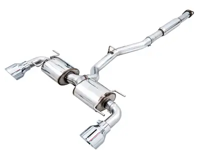 AWE Tuning AWE Track Edition Exhaust for Subaru BRZ / Toyota GR86 / Toyota 86 / Scion FR-S - Chrome Silver Tips