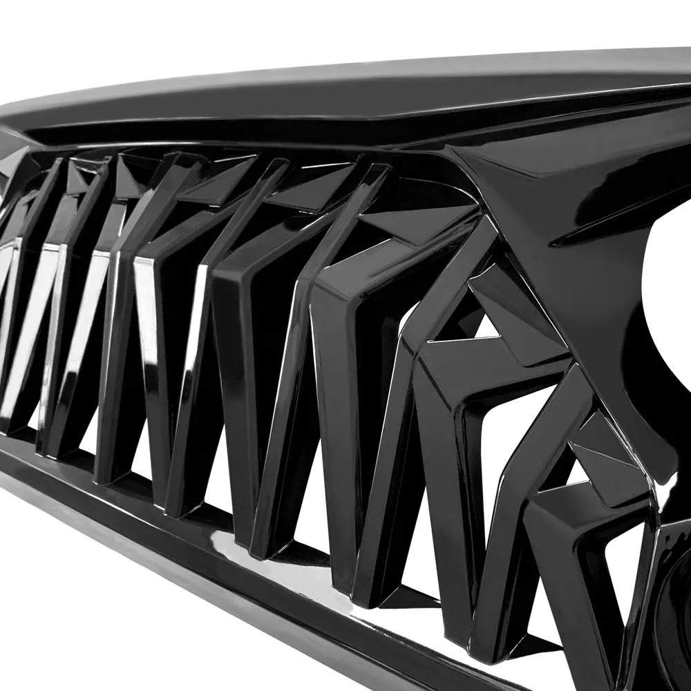 American Modified Amjpaa00110 Shark Grille - Glossy Black product image