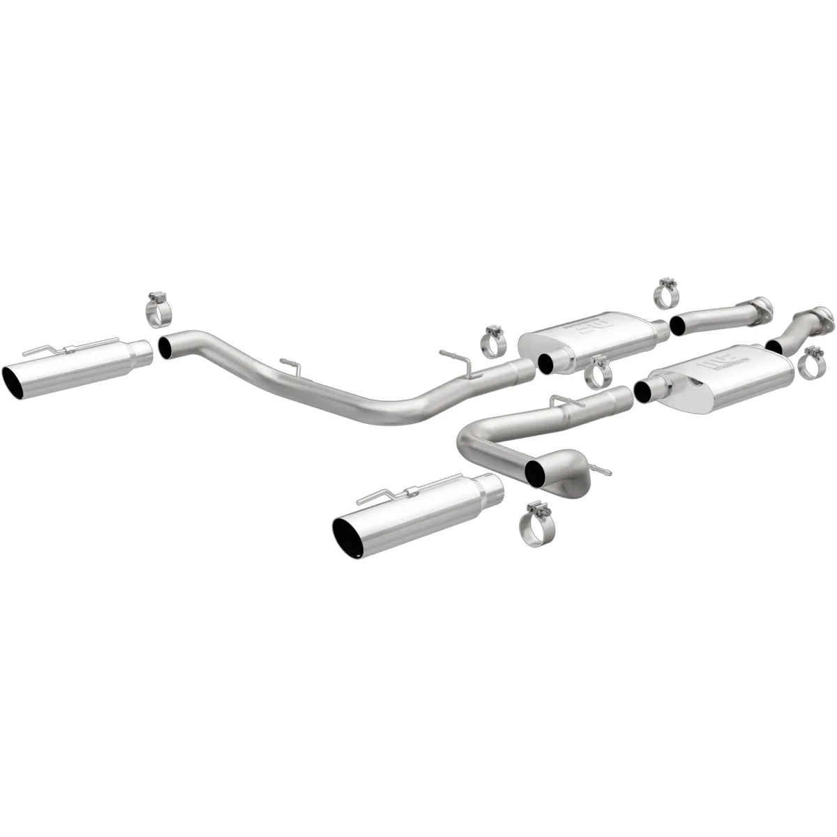 MagnaFlow 1999-2004 Ford Mustang SVT Cobra 4.6L Street Series Cat-Back Performance Exhaust System 15644 product image