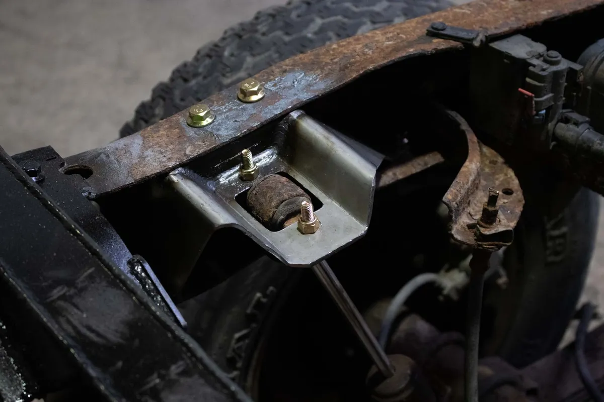 Rear Shock Mount For 94-04 Chevy S10/GMC Sonoma Passenger Side Rust Buster Frameworks product image